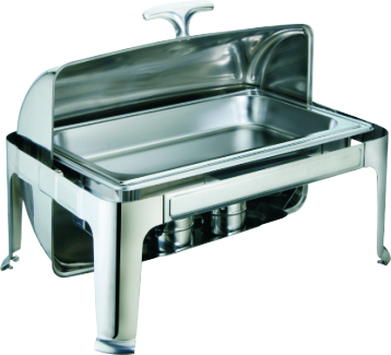 Chafing dish cu capac roll top