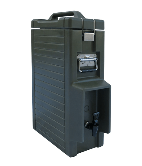 Container izoterm | Termobox 23l cu vas inox si robinet | Cutie termica transport lichide