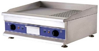 Grill |  Gratar  profesional neted si striat, 5 KW-electric