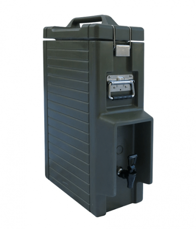 Container izoterm | Termobox 23l cu vas inox si robinet | Cutie termica transport lichide