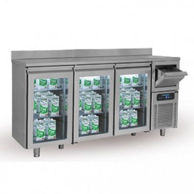 Masa rece | Masa frigorifica bar pentru servire cafea  2135x600 mm