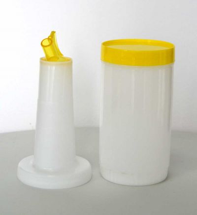 Pourer - picurator galben  | recipient mixare