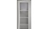 Dulap frigorific simplu  cu usa din sticla INOX 430 | Frigider profesional inox  Ozti