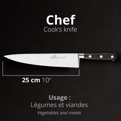 Cutit Chef Sabatier Ideal 100% forjat 25 cm