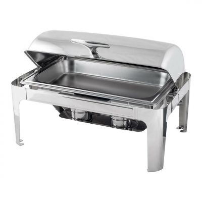 CHAFING DISH CU CAPAC ROLL TOP SI TAVA GN 1/1-65 MM