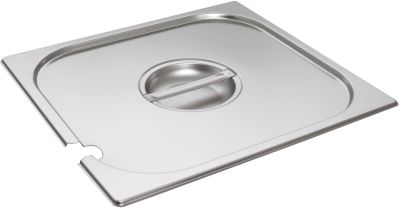 Capace GN Inox CAPAC PREMIUM | GN 1/1 INOX CU FANTA/DECUPARE PENTRU LINGURA SERVIRE - Lancom.ro